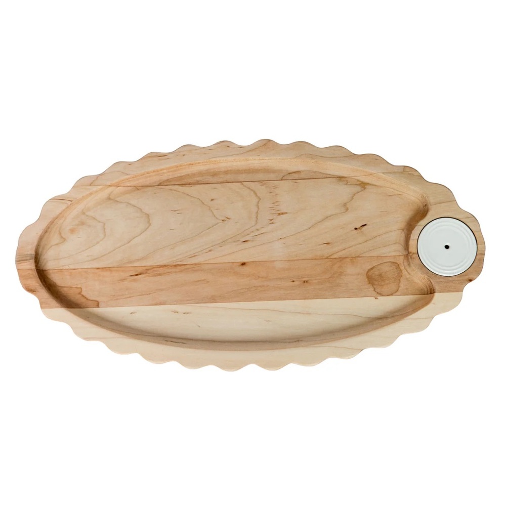 RETIRED Nora Fleming B4 – Maple Scalloped Limited Edition Anniversary Board
